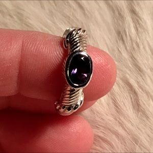 Judith Ripka Sterling & Iolite Gemstone Ring
